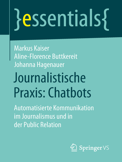 Title details for Journalistische Praxis by Markus Kaiser - Available